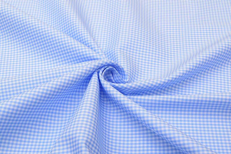 Sky Blue Mini Checks Shirt 120115 (2)