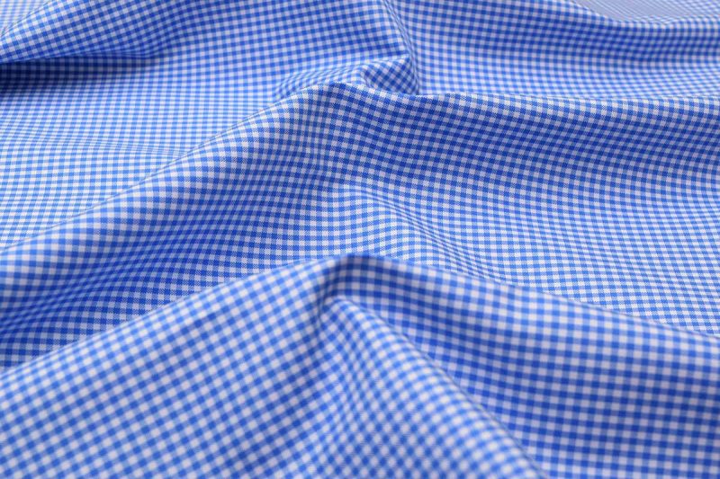 Blue Mini Checks Shirt 120117 (3)
