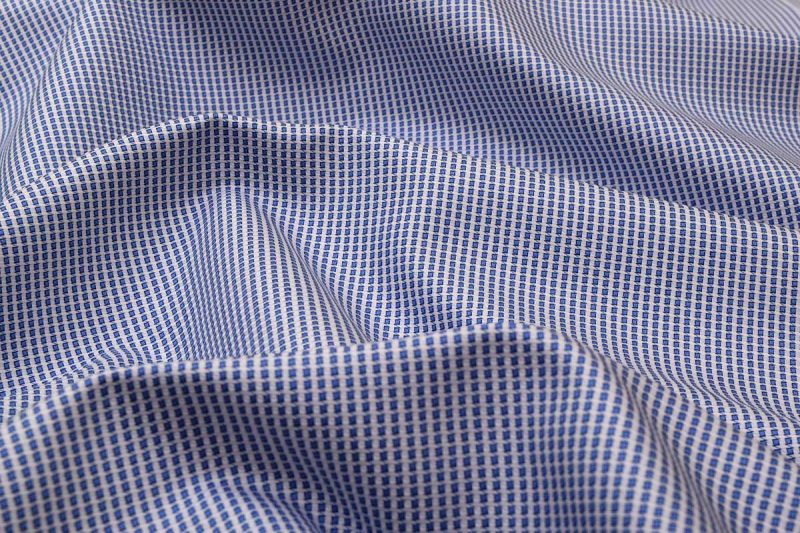 Blue Box Pattern Shirt 120257 (1)