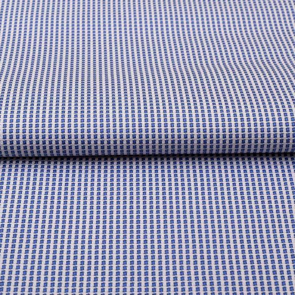 Blue Box Pattern Shirt 120257 (2)