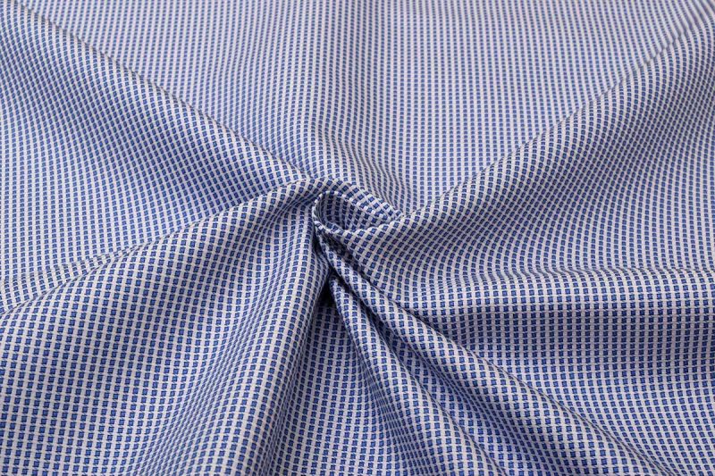 Blue Box Pattern Shirt 120257 (3)