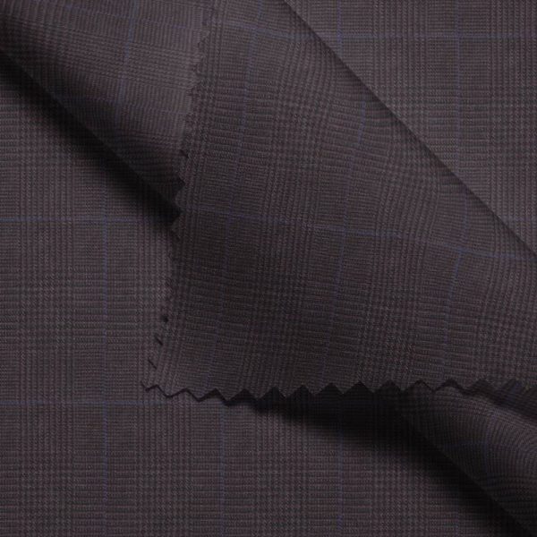 Dark Brown Windowpane - Drago S130