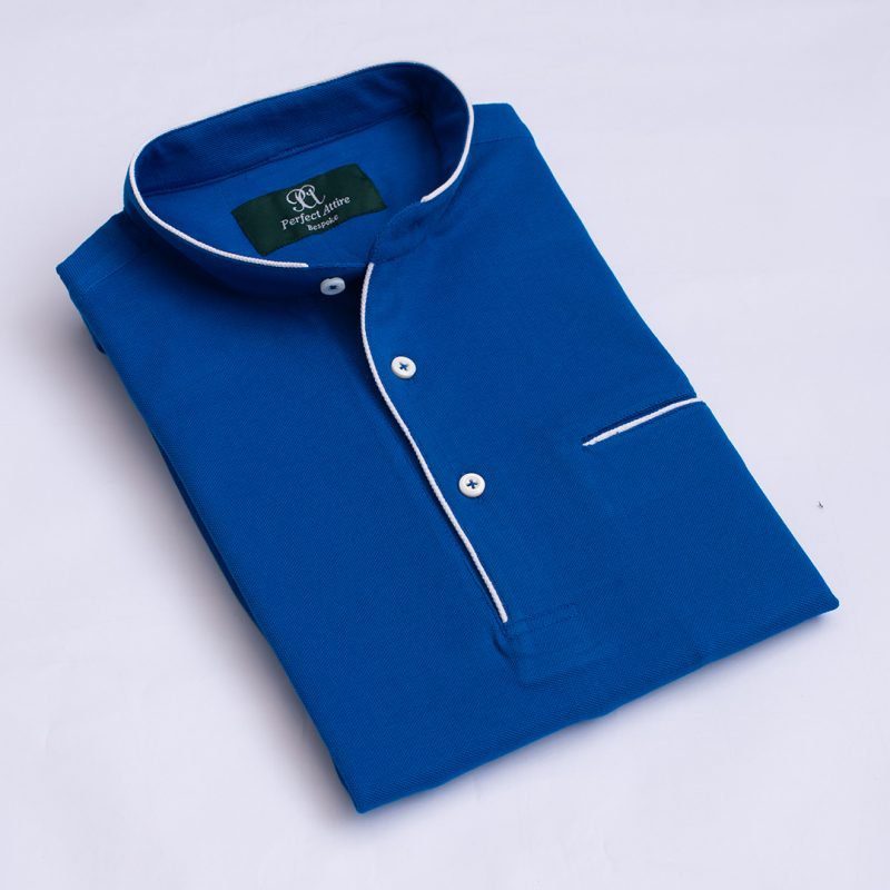 Mid Blue polo t-shirt