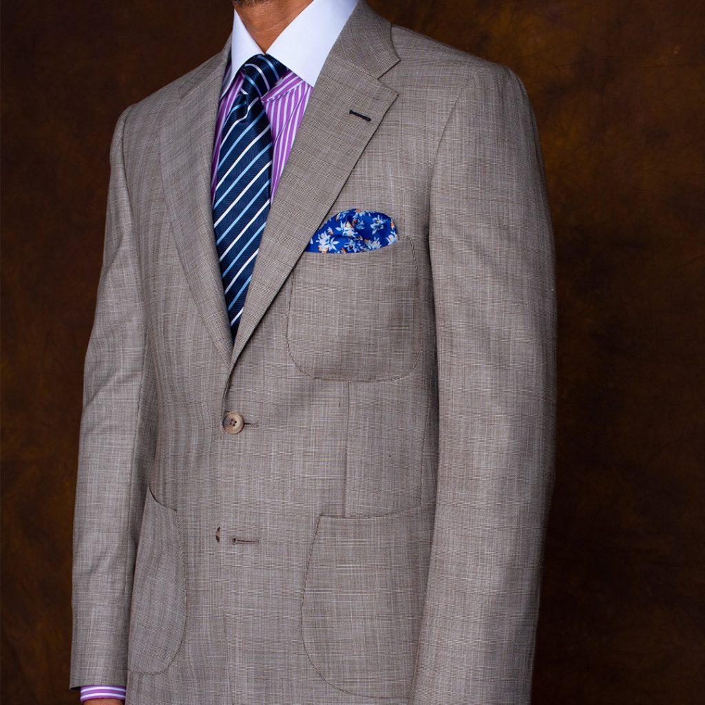 Beige suit by perfect attire